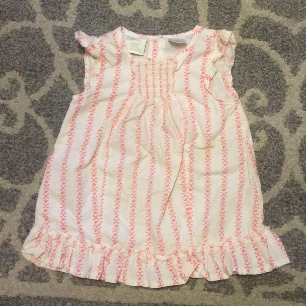 Striped flower top